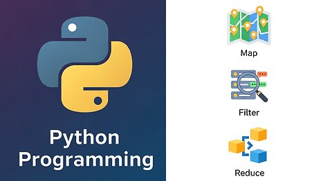 Python Programming - Map, Filter & Reduce Functions | #python #pythonprogramming #coding #program