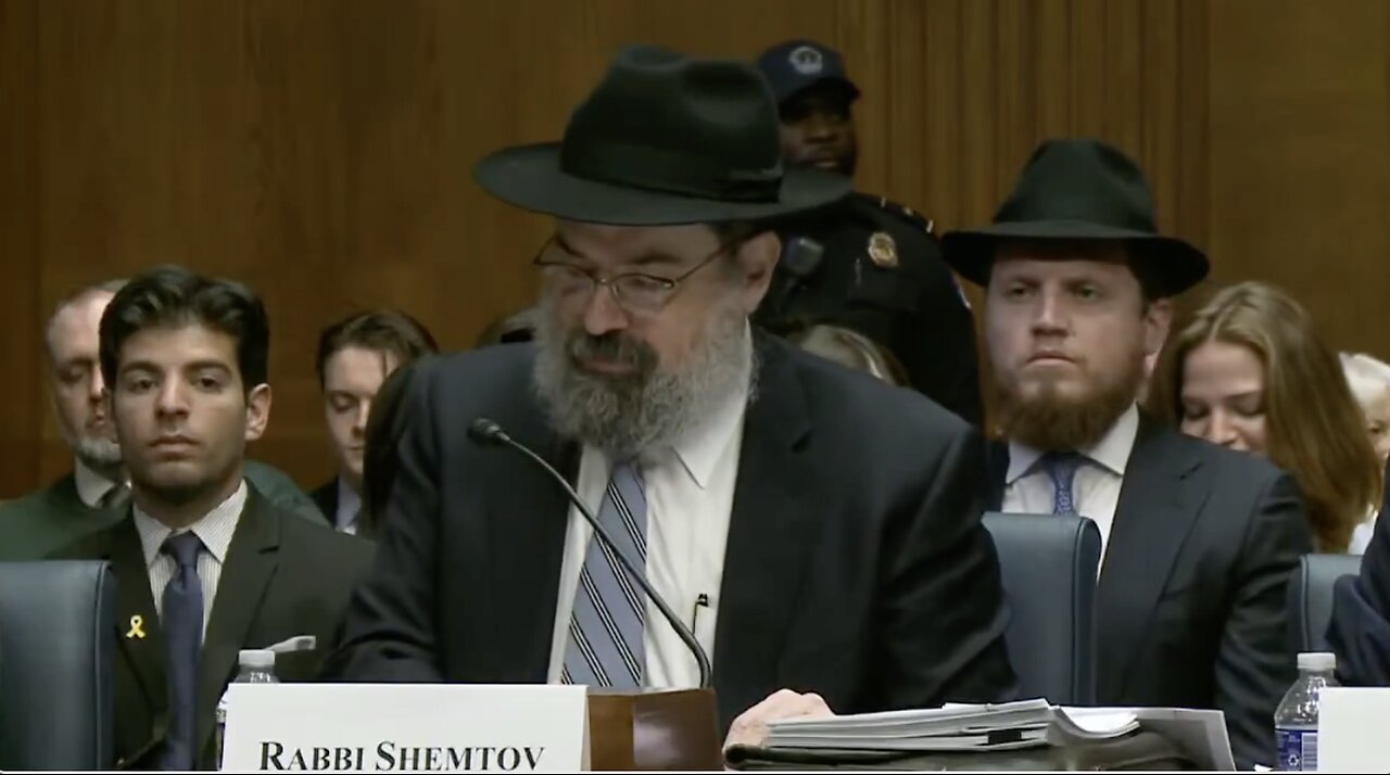 Rabbi tells senators the federal government "must" pass the anti-Free Speech