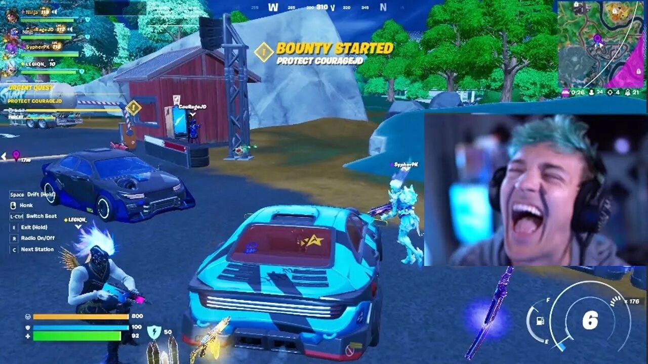 Ninja Cries Of Laughter After Doing THIS To His Squad!