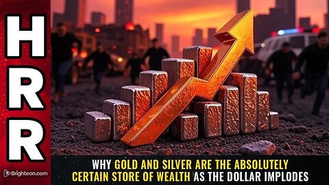 Why GOLD and SILVER are the absolutely certain store of wealth as the dollar implodes