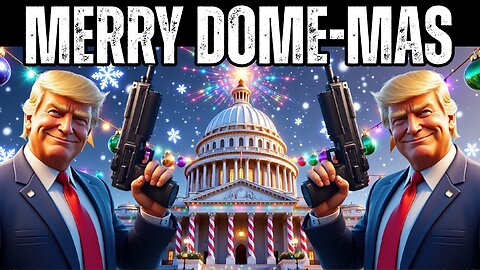 Merry Christmas Dome | Pop In and Say Hi!