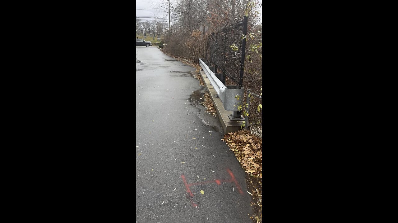 A rising stream near my apartment