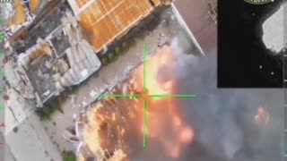 Bomber Drones Set Fire to Russian Barracks Building and Training Ground Near Donetsk