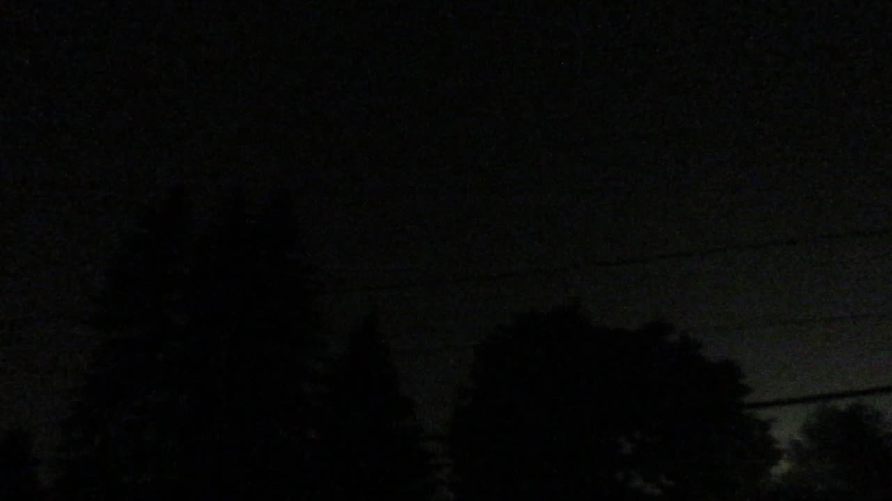 Thunder and lightning storm Montreal Aug 23 2025 Part 2