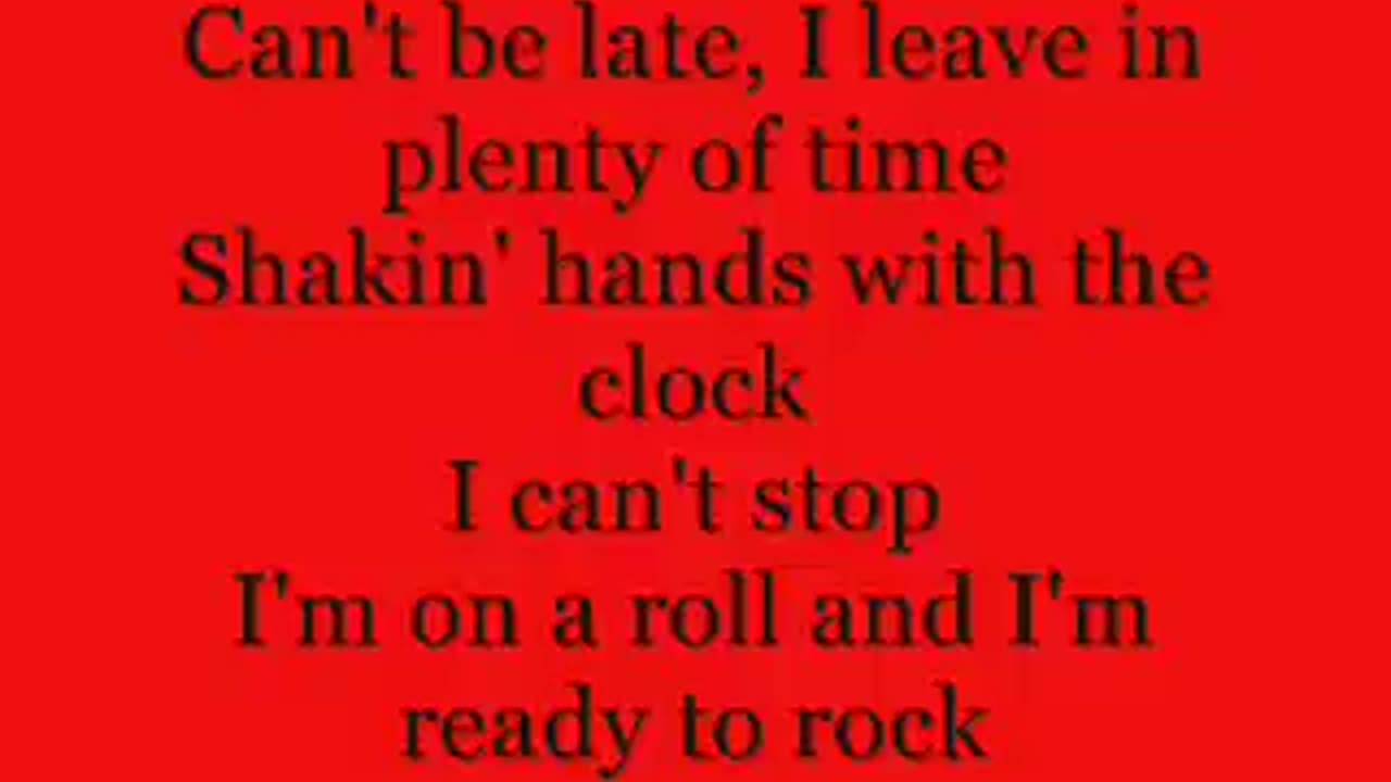 Alabama- I'm In A Hurry - Lyric Video
