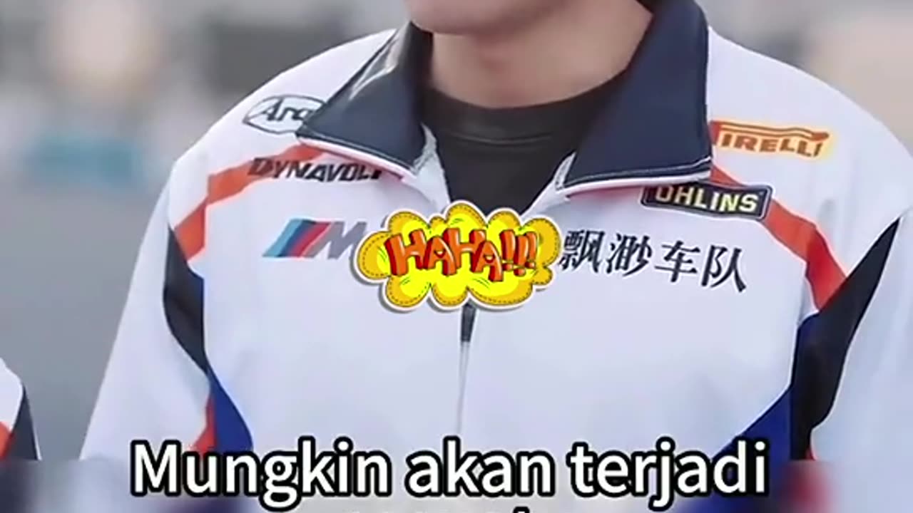 The reaction of the 18 year old son of the racing god