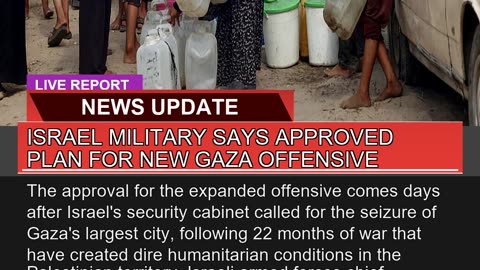 Israel Military Says Approved Plan for New Gaza of