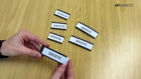 Magnetic Label Holder