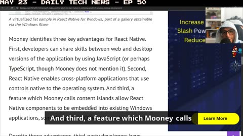 React - a cancer to tech - deeply embedded in Windows