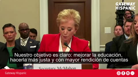 Linda McMahon: “Es hora de devolver la educación a los padres, maestros y estados”