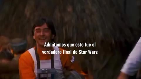#STARWARSRETURNOFTHEJEDI Me gusta mucho como acaba esta película, todos festejando de que todo habí
