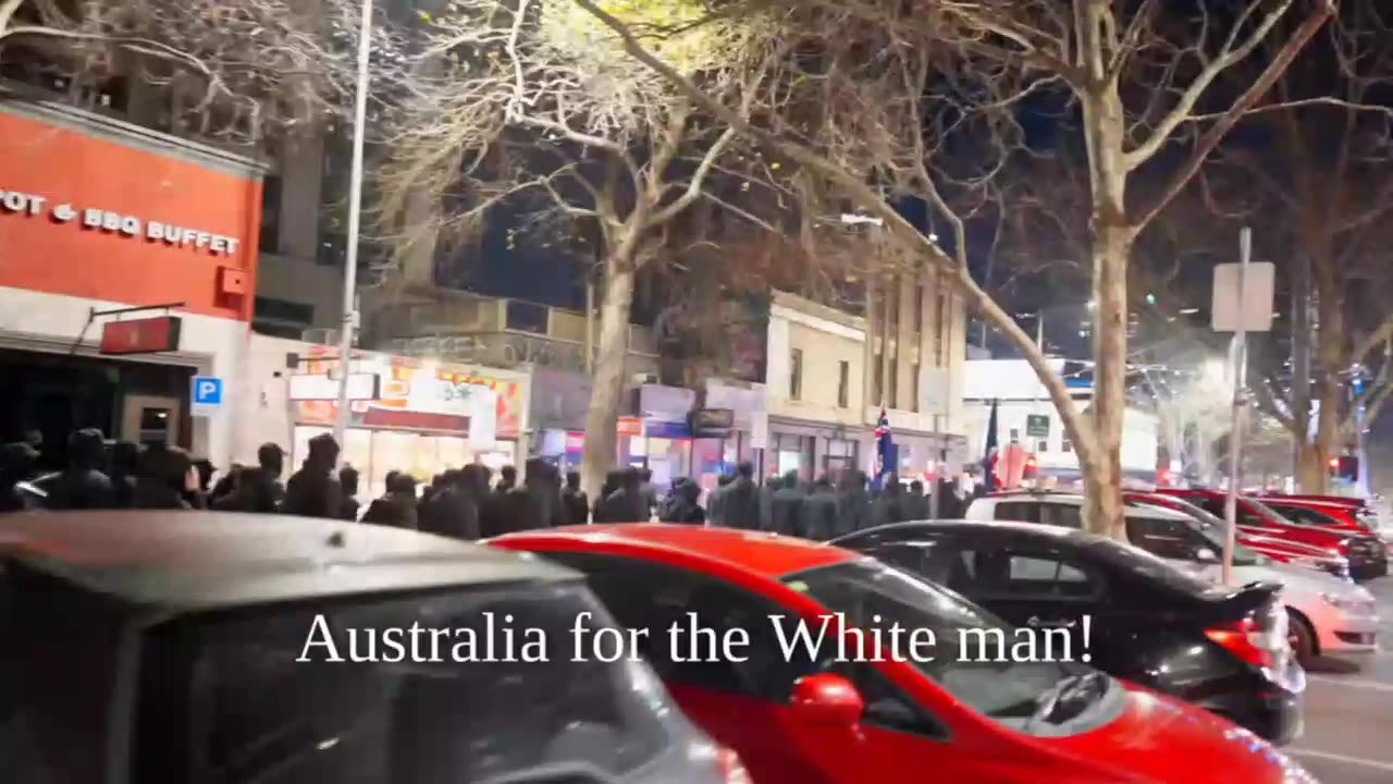 Australia is such a 'free country' if nationalists did this in Europe or the UK they'll be in Jail😁
