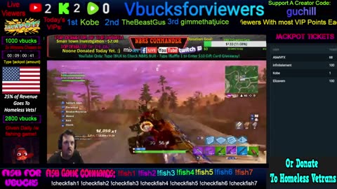 Play Word Game For VBucks! 🎉3,500+ Vbucks Giveaway Daily! / Will Make Our Own Fishing Game! :)