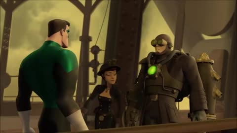Green Lantern The Animated Series - ep16 Steam Lantern F/M Butt Slap