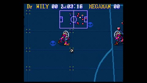 The final battle against Dr. Wily (Megaman Soccer)