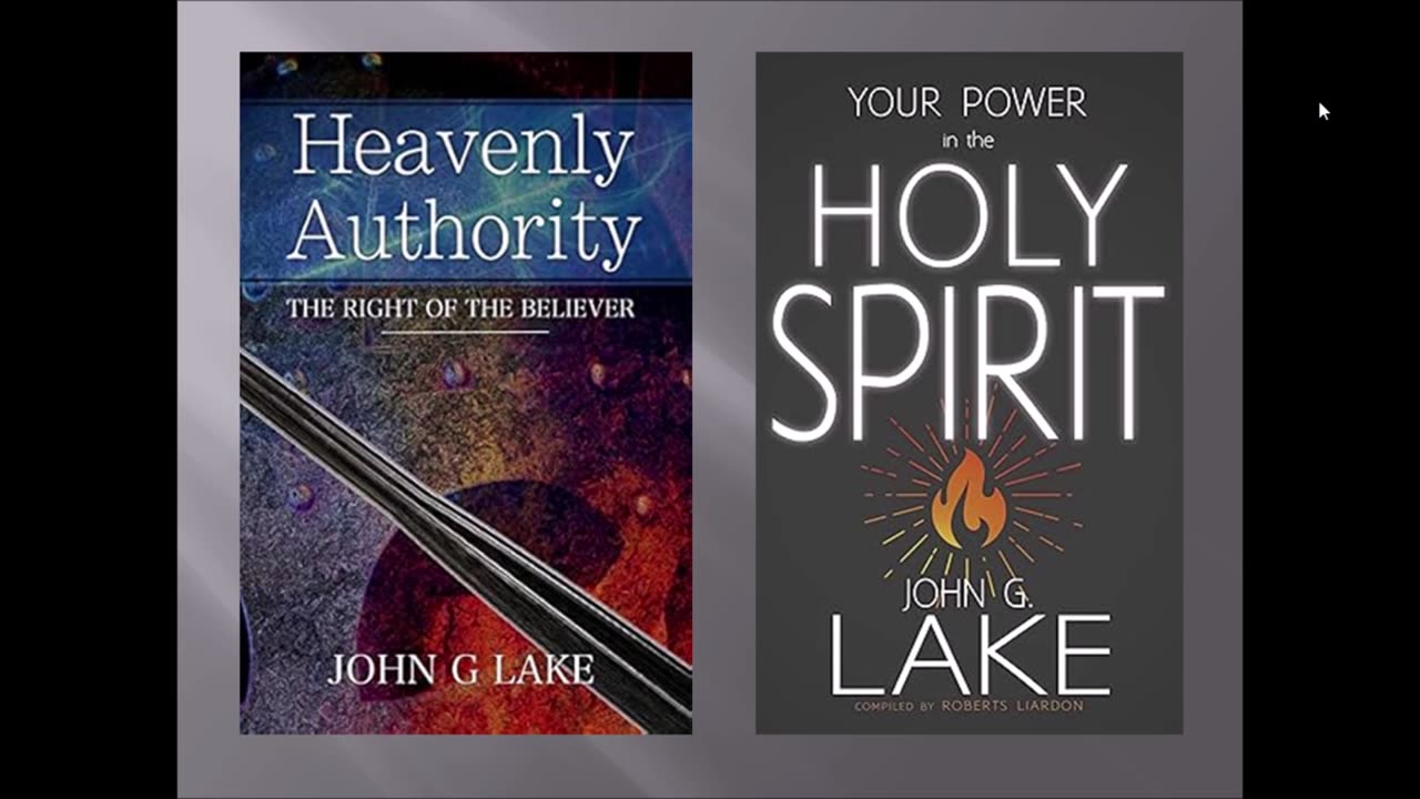 John G. Lake Baptism of the Holy Ghost 1920