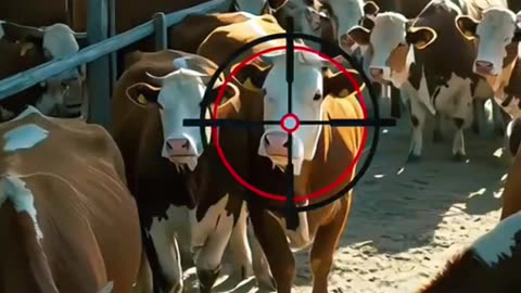 Cat and Cow Team Up for Wild Hunt – Bear Cub Theft Gone Hilariously Wrong!