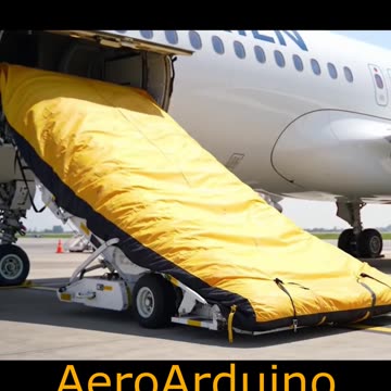 A320 Emergency Escape Slide #Aviation #AeroArduino