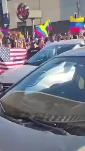Venezuela streets full of celebrations and American flags over removal of Nicolas Maduro