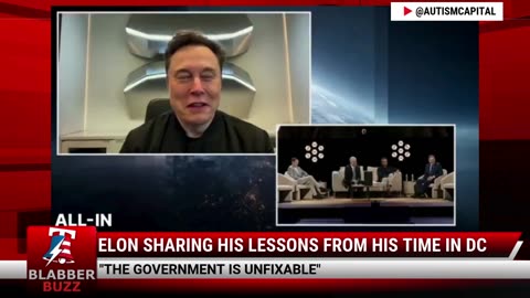 Elon Sharing His Lessons From His Time in DC