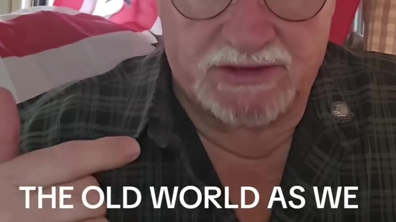 The old world as we know it will cease to exist and to prepare for the transition