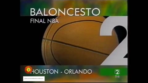 "Orlando Magic VS Houston Rockets" 4°Game FINALES NBA'95 (14 de Junio, 1995) con Ramón Trecet