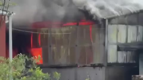 🔥 In Azov, Rostov region, a warehouse of where components for drones