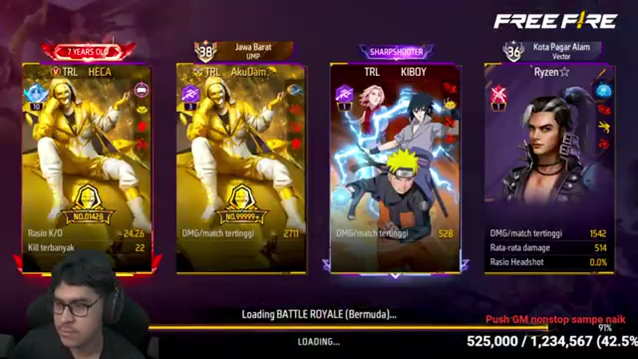The fun of playing Garena Free Fire Ep46