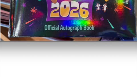 Walt Disney World 2026 Autograph and Photo Album #shorts
