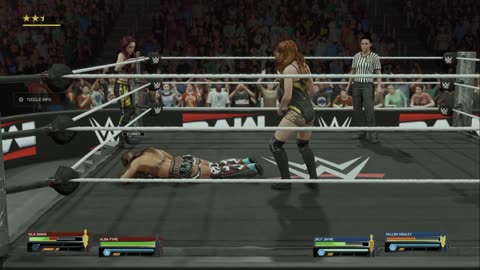 wwe 2k25 204 universe Alba Fyre and Isla Dawn VS Fallon Henley and Jacy Jayne