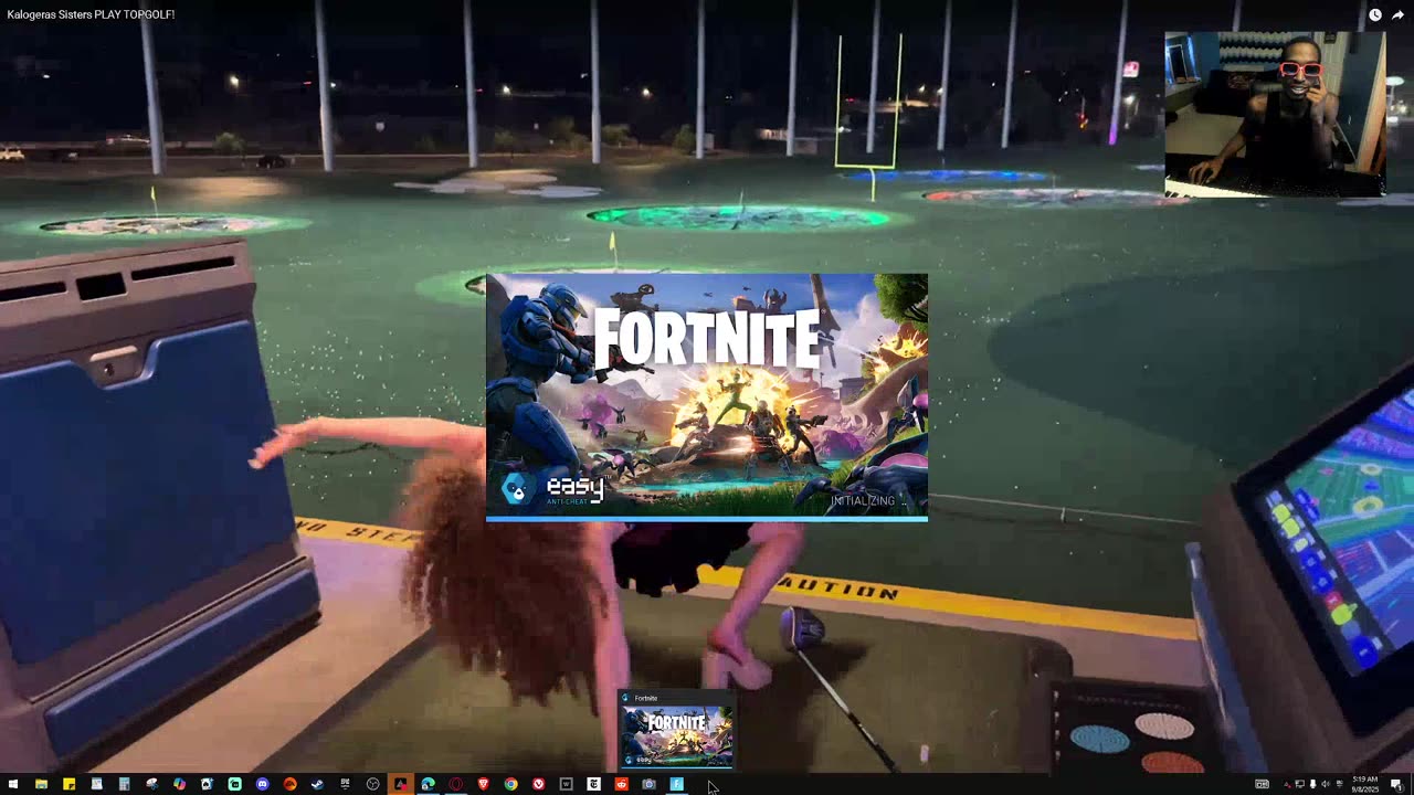reacting to Kalogeras Sisters PLAY TOPGOLF!