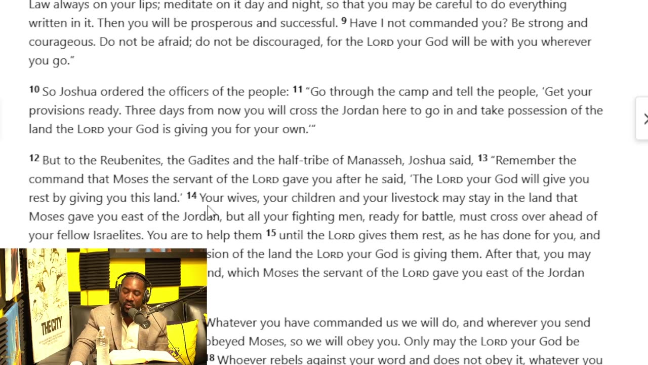 Weekly Word EP. 38 JOSHUA 1"JOSHUA INSTALLED AS LEADER" Do You Follow the LEADERS in Your CHURCH!?!