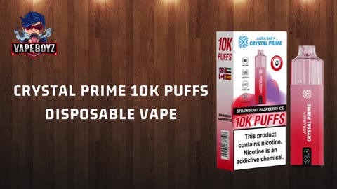 Crystal Prime 10k Puffs Disposable Vape | Just In £9.99 #CrystalPrime10k #DisposableVape #VapeBoyz