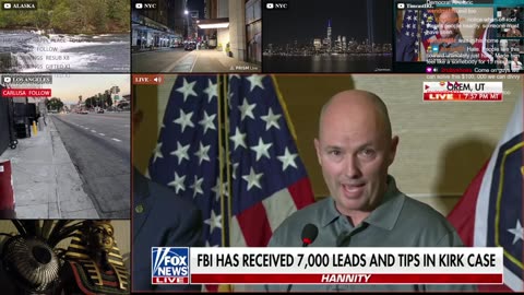 FBI update on assassination of Charlie Kirk.