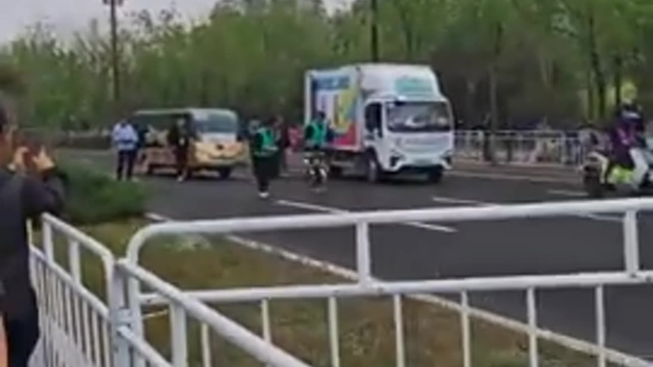 First robot half marathon held in China