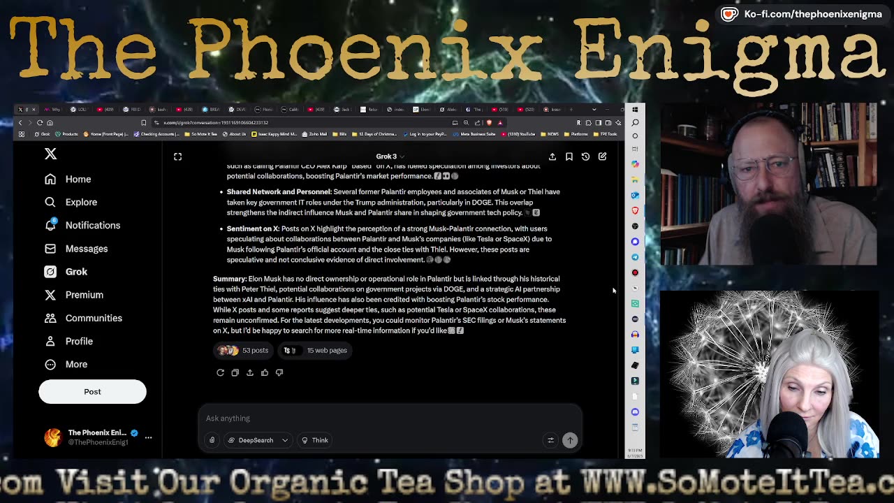 TPE Live - 6-7-25 - Trump, Elon & Palantir