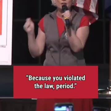 Ukrainian-born Representative Victoria Spartz silences boos during a Town hall