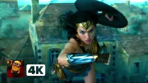 Wonder Woman (2017) 4K - Saving Veld Scene _ Movieclips