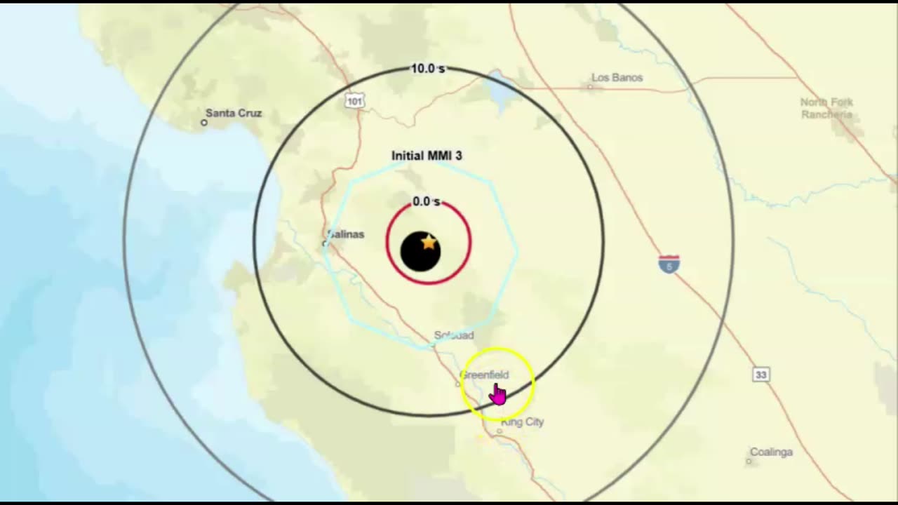 Shake Alert: M 3.7 Near Tres Pinos CA: Felt Reports, Fault Details