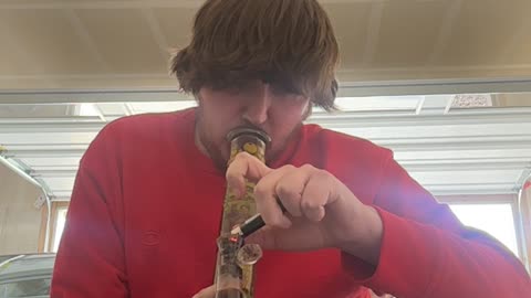 Day 395 pt3 My mom came home as I was dumping out the bong lmao