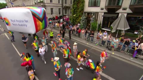 Pride in London Parade 2025: Streets of London Celebrate | UK | Amaravati Today World News LIVE
