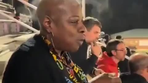 Woman’s head literally steaming from a menopausal hot flash..