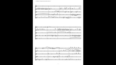 J.S. Bach - Well-Tempered Clavier: Part 2 - Fugue 22 (Flute Quintet)