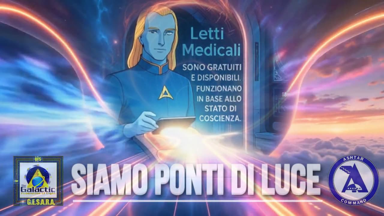 🔵🔵🔵Federazione Galattica Siamo ponti di luce.