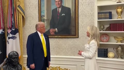 🚨🔥Wow. Ambassador and Chief of Protocol Monica Crowley to President Trump after being sworn in: