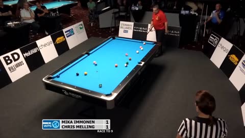 INSANE Pool Run Out by Chris Melling! 🎱 | Perfect Precision in 8-Ball