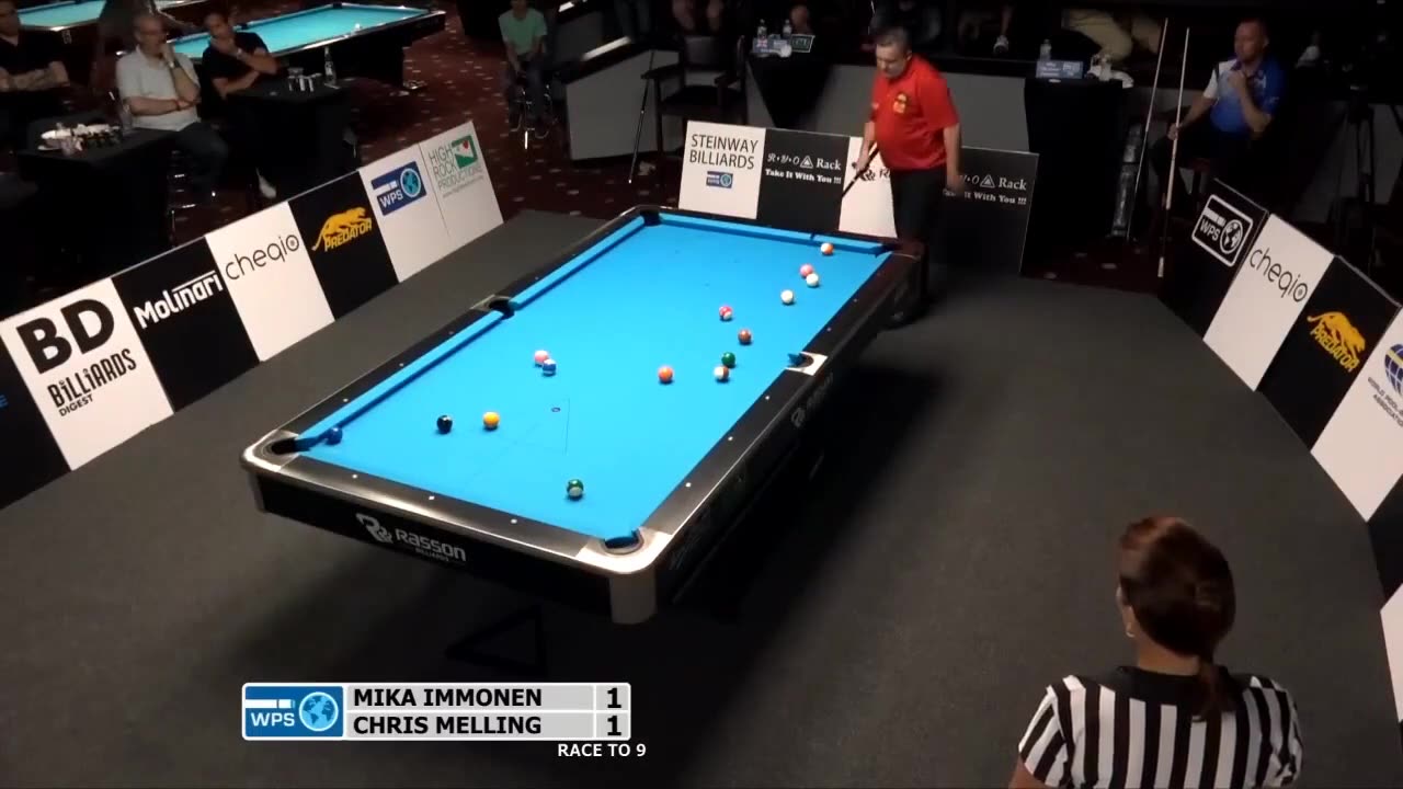 INSANE Pool Run Out by Chris Melling! 🎱 | Perfect Precision in 8-Ball