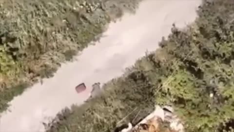 Russian Soldier Opens Fire on Civilian Trying to Leave Village of Udachne in the Donetsk Region.