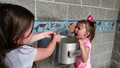 Water Fountain In Slo Mo