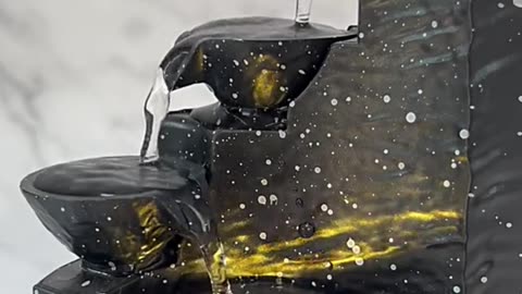 Elevate your space with this Desktop Waterfall Fountain